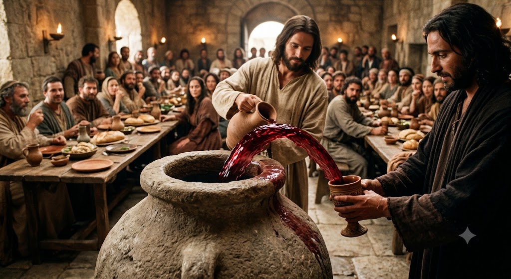 Qual foi o primeiro milagre de Jesus? Entenda o significado da transformação da água em vinho.