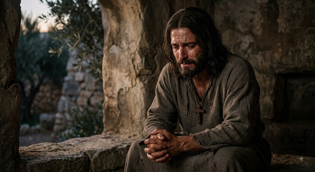 Onde está o versículo “Jesus chorou”?